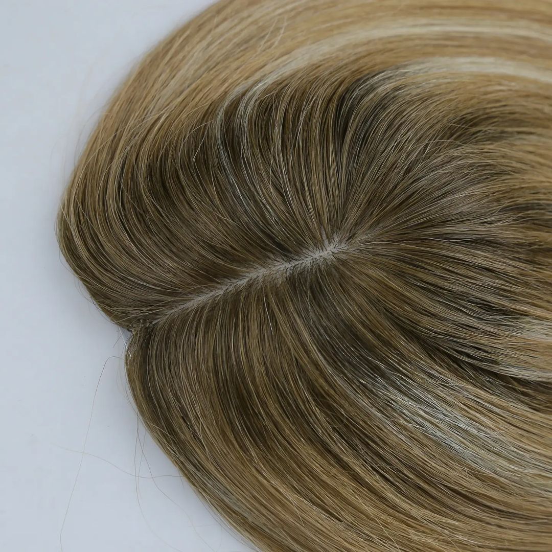 Silk base hair toppers